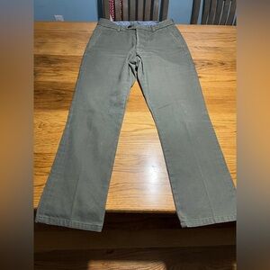 Gustin Men's Washed Straight Leg Button Fly Pants Size 30